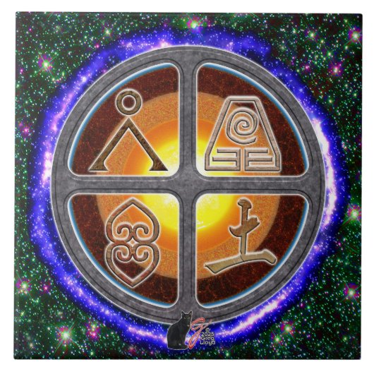 aardetekens tegeltje (Voorkant)