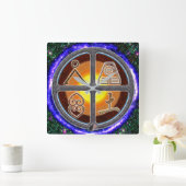 aardetekens vierkante klok (Huis)