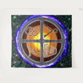 aardetekens wandkleed (Voorkant (horizontaal))