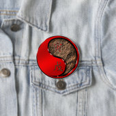 Aardetiger Ronde Button 7,6 Cm (In situ)