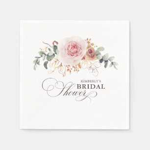 Aardetint Bloemen Elegant Boho Elke Feest Servet
