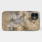 Aardetinten Abstracte Moderne Fractale Kunst Textu Case-Mate iPhone Case (Achterkant (horizontaal))