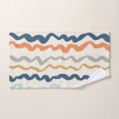 aardetinten avy patroon bad handdoek (Handdoek)