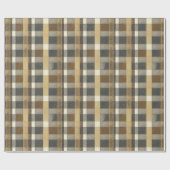 Aardetinten Goud Kerstpatroon#7 ID1009 Cadeaupapier (Vlak)