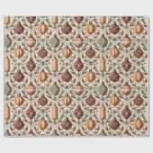 Aardetinten Kerstpatroon#12 ID1009 Cadeaupapier (Vlak)
