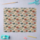 Aardetinten Kerstpatroon#5 ID1009 Tissuepapier (Craft)