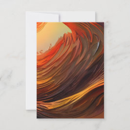 Aardetinten Surrealistische Zonsopgang Kaart