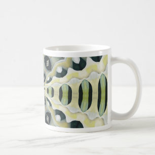 Aardetinten Symmetrische Kaleidoscoop Koffiemok