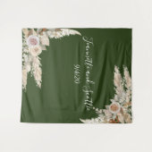 Aardetinten Trouw Pampasgras Taupe Roos Wandkleed (Voorkant (horizontaal))