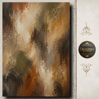 Aardetone Abstract Decoupage Neutrale Textuur Tissuepapier