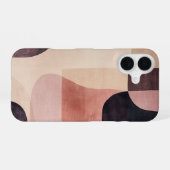 Aardetone Abstracte iPhone 16 Hoesje (Achterkant horizontaal)