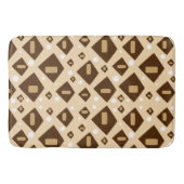 Aardetone geometrie badmat (Voorkant)