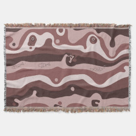Aardetone Stam Abstract Worpdeken Deken