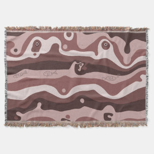 Aardetone Stam Abstract Worpdeken Deken