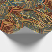 Aardetonen, Abstracte bergen Cadeaupapier (Hoek)