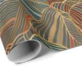 Aardetonen, Abstracte bergen Cadeaupapier (Rol Hoek)