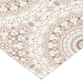 Aardetonen Geometrisch Mandala Patroon Medium Tafelloper (Hoek)