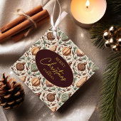 Aardetonen Kerstmispatroon#12 ID1009 Bedankjes Labels