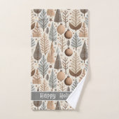 Aardetonen Kerstmispatroon#25 ID1009 Bad Handdoek (Handdoek)