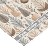 Aardetonen Kerstmispatroon#25 ID1009 Tafelkleed (Gekanteld)