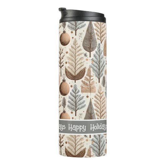 Aardetonen Kerstmispatroon#25 ID1009 Thermosbeker (Geroteerd rechts)