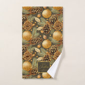 Aardetonen Kerstmispatroon#29 ID1009 Bad Handdoek (Handdoek)