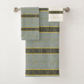 Aardetonen Kerstmispatroon#35b ID1009 Bad Handdoek (Insitu)