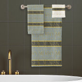 Aardetonen Kerstmispatroon#35b ID1009 Bad Handdoek