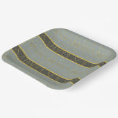 Aardetonen Kerstmispatroon#35b ID1009 Papieren Bordje (Gebogen)