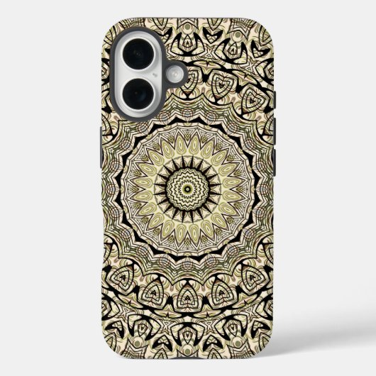 Aardetoon Mandala Ingewikkelde Geometrische Patron Case-Mate iPhone Case (Achterkant)