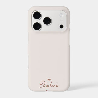 Aardetoon Minimalistische Hart Gepersonaliseerde C