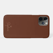 Aardetoon Minimalistische Hart Gepersonaliseerde C Case-Mate iPhone Case (Achterkant (horizontaal))