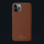 Aardetoon Minimalistische Hart Gepersonaliseerde C Case-Mate iPhone Case<br><div class="desc">Dit op maat gemaakte boho-telefoonhoofdtelefoonontwerp bevat een leuk hart en naamtekst in neutrale kleuren. Maak een unieke telefoonhoes met je initiaal / naam. Het is een cool, uniek gepersonaliseerd cadeau voor iemand speciaal of voor jezelf. Als je de lettertypen of positie wilt wijzigen, klik dan op de knop "Verder aanpassen"...</div>