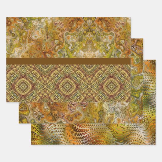 Aardetoon Sampler Cadeaupapier - 3 Ontwerpen (Set)