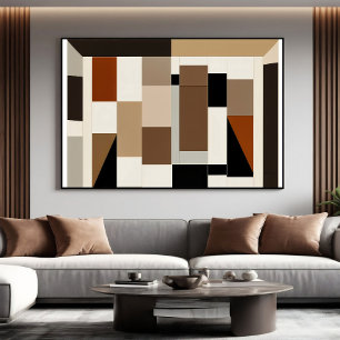 Aardetoonkunst Mid-Century Modern Poster