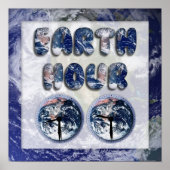 Aardeuur met klokken poster (Voorkant)