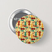 aardeviool ronde button 5,7 cm (Voorkant /achterkant)