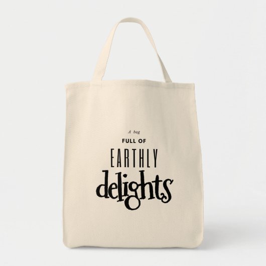 Aardevriendelijke Eco Boodschap Kruidenier Tote Bag (Voorkant)