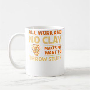 Aardewerk Alle Werk En Geen Klei Voor Een Keramiek Koffiemok