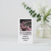 Aardewerk en keramiek visitekaartje (Staand voorkant)