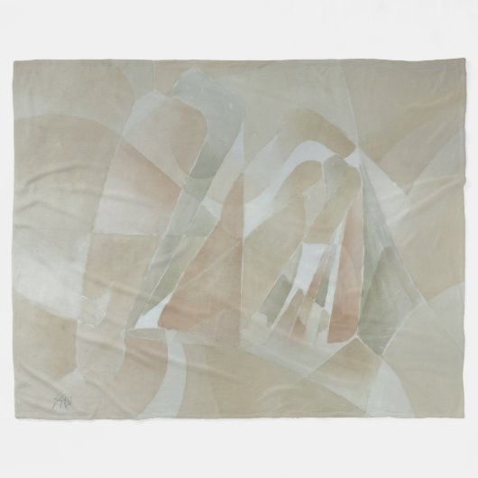 Aardewerk Fleece Deken (Voorkant (Horizontaal))