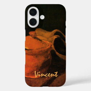 Aardewerk, fles en klompen door Vincent van Gogh iPhone 16 Hoesje