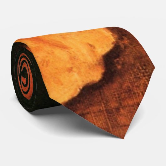 Aardewerk, fles en klompen door Vincent van Gogh Stropdas (Opgerold)