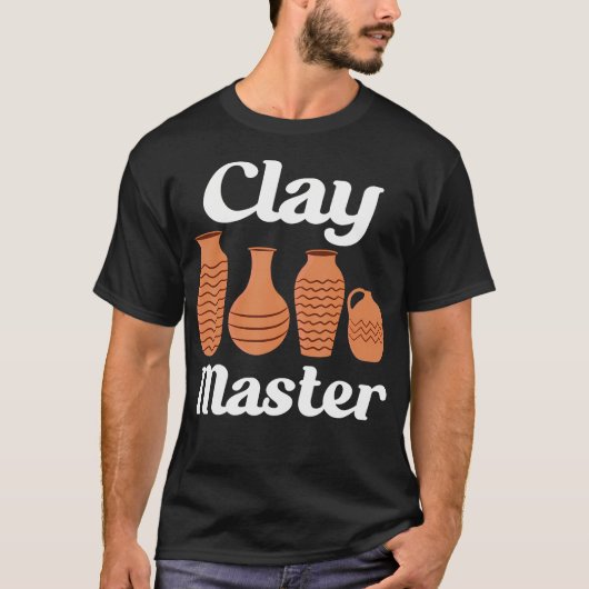 Aardewerk Grappig Keramiek Klei Meester T-shirt (Voorkant)