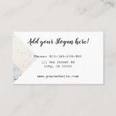 Aardewerk Handgemaakt Modern kalligrafie Script Lo Visitekaartje (Achterkant)