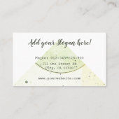 Aardewerk Handgemaakt Modern kalligrafie Script Lo Visitekaartje (Achterkant)