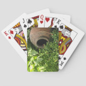 Aardewerk in de tuinbouwkaarten speelkaarten (Achterkant)