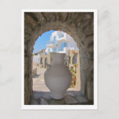 Aardewerk in Mykonos Briefkaart (Voorkant)