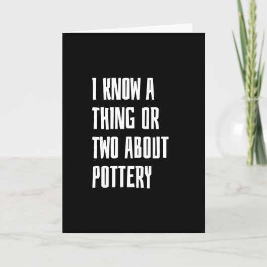 Aardewerk Kaart (Voorkant)