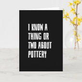 Aardewerk Kaart (Gele Bloem)